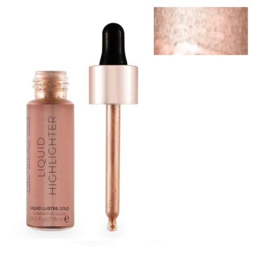 Makeup Revolution Liquid Highlighter Luster Gold tekutý rozjasňovač