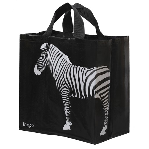 TAŠKA s potlačou ZEBRA EKO NÁKUPNÉ TAŠKY__ MIX