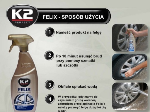 K2 FELIX RIM TEKUTINY UMÝVA RÁFKY A NÁBOJE HIT FV