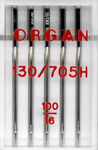 Poloploché ihly do šijacích strojov Organ univerzál 130/705H 5x '100