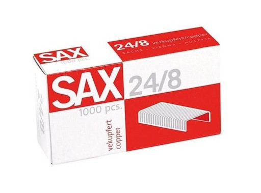 SAX 24/8 medené sponky (1000)