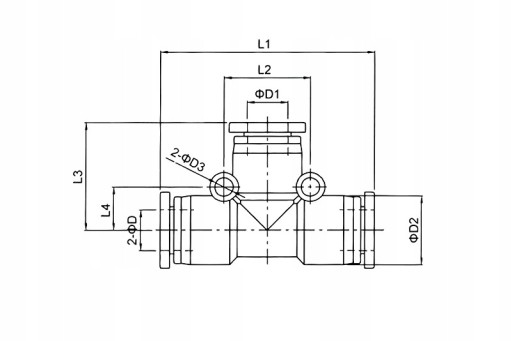 T konektor T 14 mm x3