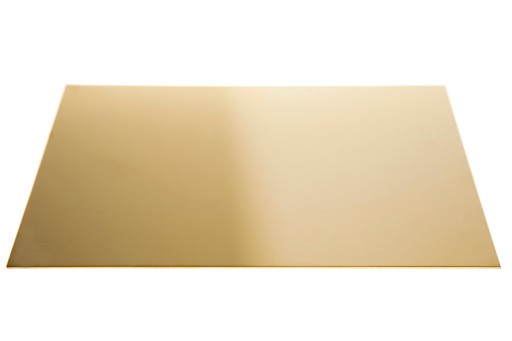 Mosadzný plech, mosadzný formát, 200x100x0,8mm | plech 0,8mm - 10x20cm