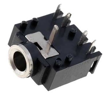 Zásuvka malá JACK 3.5 stereo tlač 10 ks (1692)