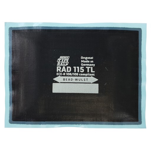 VLOŽKA 115TL ZÁPLATY NA OPRAVU RADIÁLNYCH PNEUMATÍK ROZMER 75X90 MM REMA TIP TOP