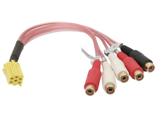 ISO MINI-ISO LINE OUT + WOOFER konektor