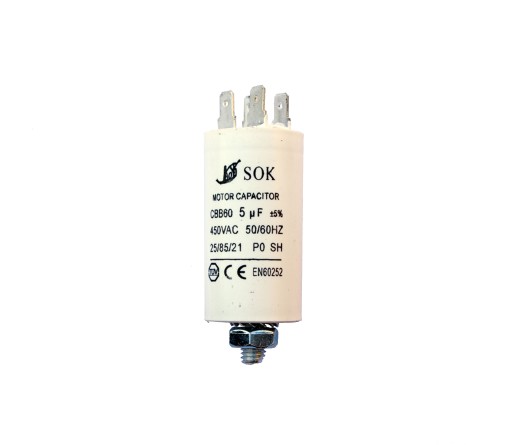 ŠTARTOVACÍ KONDENZÁTOR PRE MOTOR 5uF 450V