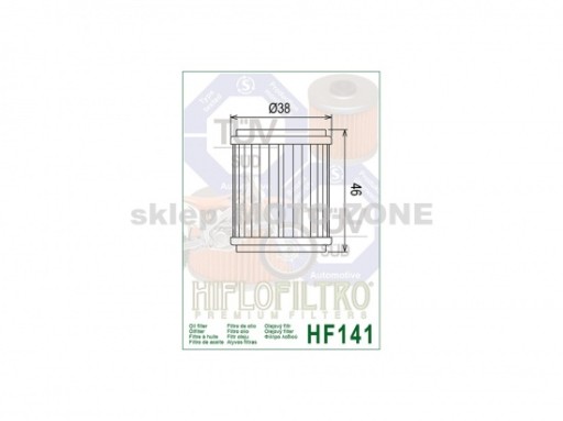 Olejový filter HifloFiltro HF141 Hilfo Filter