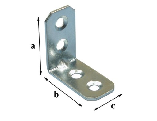 Kovový uholník 80 mm x 80 mm (1 ks)