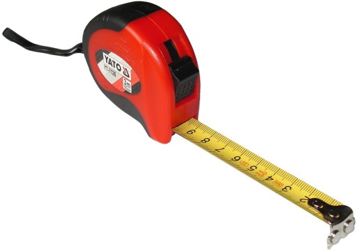 Zvinovací meter 3 m x 16 mm Zvinovací meter YT-7126 YATO