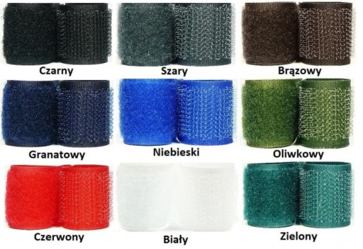 Páska na suchý zips 50mm 1mb SET, farby OLIVE