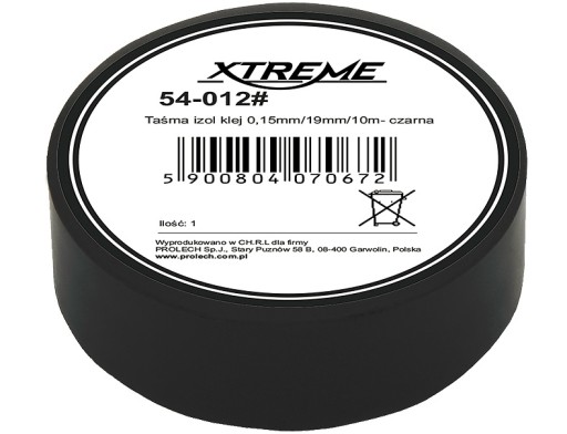 LEPIACE PÁSKA ČIERNA 0,15mm x 19mm x 10m