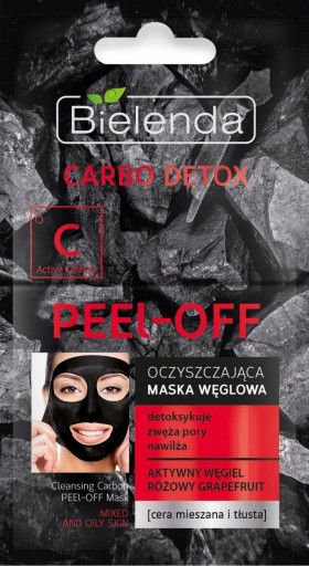 BIELENDA Carbo Detox zlupovacia maska 10 g