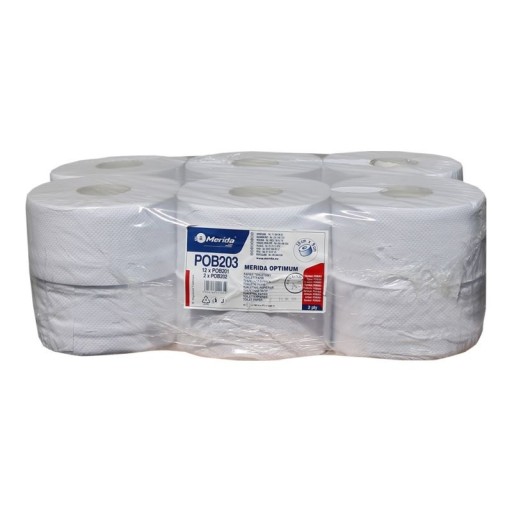 2x Toaletný papier 2-vrstvový 19cmx140m biely