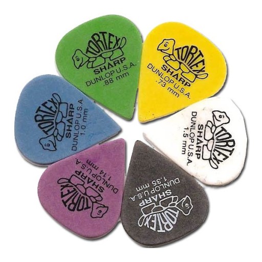 Trsátko na gitaru Dunlop Tortex Sharp 1,00