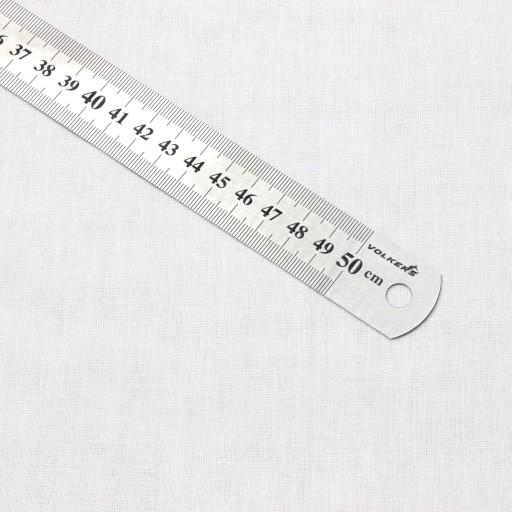 Lineárne pravítko 50 cm / 20 palcov, nehrdzavejúca oceľ