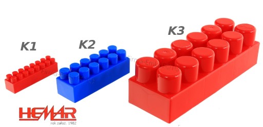 POLSKÉ BLOKY Hemar K1, váha 0,5 kg, cca 225 ks
