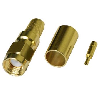 KONEKTOR (ZÁSTRČKA) RP-SMA PRE KÁBEL H-155 / RF-240