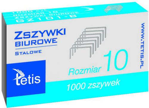 Kancelárske sponky Tetis no10 1000 ks 148716