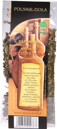 Dary Natury BENEDIKTÍN tinktúra 20-30g sušená na 2L