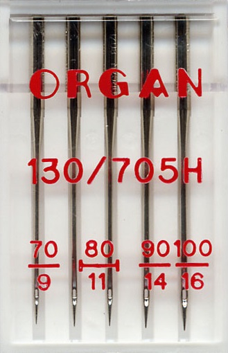 Poloploché ihly do šijacích strojov, silné Organ univerzál 130/705H 70-100
