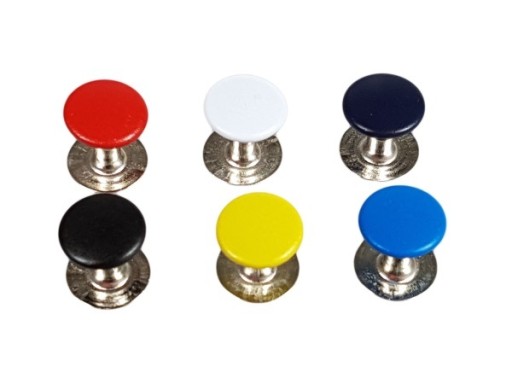Sedlárske kožené nity 5x5mm 10ks (p: modrá