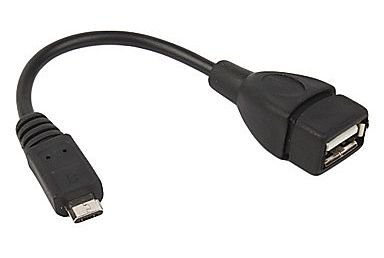Prechod adaptéra MICRO USB zástrčka USB zásuvka (2336