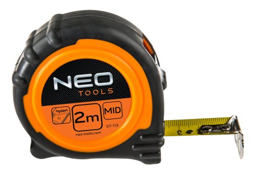 Valcovaná oceľová páska meria 2m 16mm magnet NEO 67-112