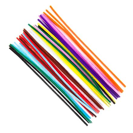 CREATIVE DRÔTY 30 CM, 40 ks ohybné čističe drôtov