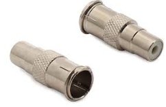 Adaptér rýchlej F zástrčky / RCA zásuvky (0562