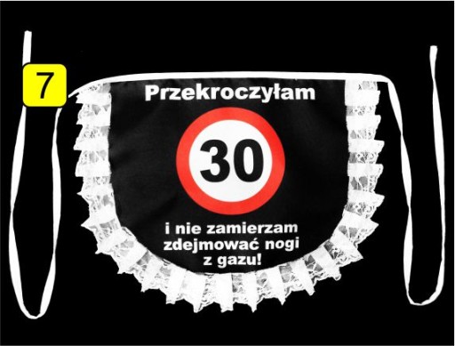 Darček zástera NARODENINY 18 30 40 50 60 zástera