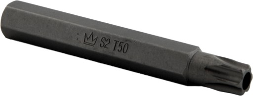 KONCOVÝ BIT 10MM TORX T50 x 75MM S2 S OTVOROM