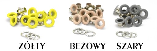 Kožené očká 200 kusov, priemer 5 mm, 17 FARIEB Kov