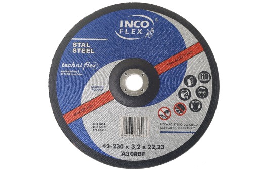 Kovový rezací kotúč 230x2,0mm INCO FLEX