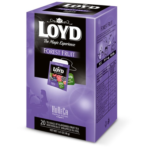 Expresný čaj LOYD Fruits of the Forest v obálke