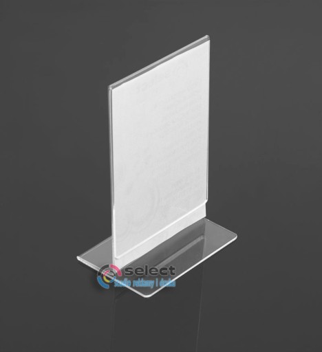OBOJSTRANNÝ PLEXI PLEXI STOJAN NA MENU, 3mm - A4