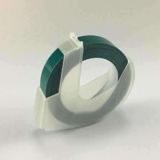 3D páska na raziaci stroj Dymo Omega, 9mm, tmavozelená.