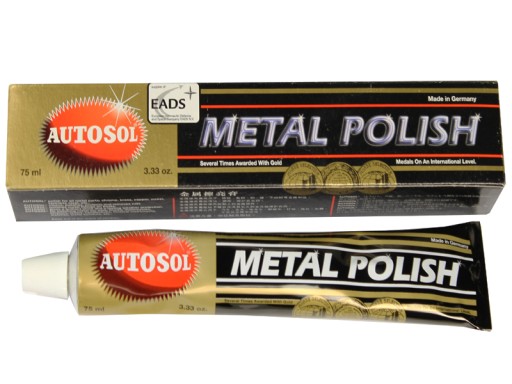AUTOSOL METAL POLISH leštiaca pasta 75ml na AKÝKOĽVEK FAREBNÝ KOV 382