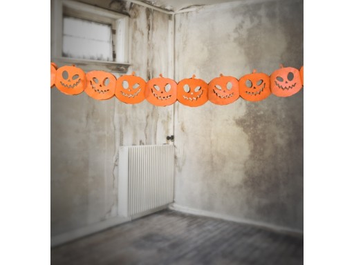 Girlanda banner tekvica dekorácie Halloween dekorácie