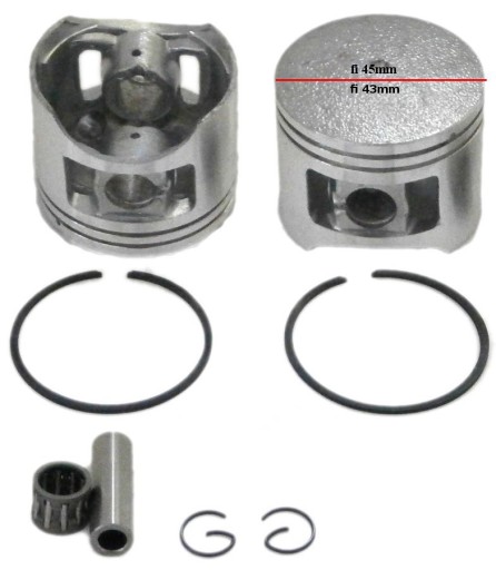 PIEST 45mm SET BENZÍNOVÁ PÍLA stell ORIGINÁL