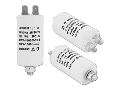 MOTOROVÝ KONDENZÁTOR 1UF/450VAC.