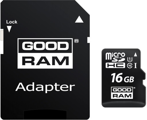 GOODRAM micro SDHC KARTA 16GB + SD ADAPTÉR 100MB/s