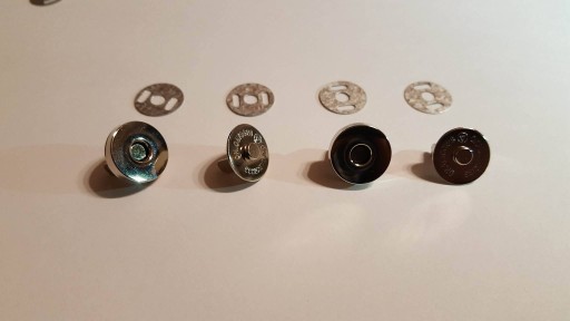 MAGNETICKÁ SVORKA 18mm STRIEBORNÝ MAGNET 2 kusy