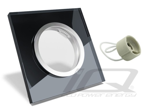 SET SKLENENÉ STROPNÉ SVIETIDLÁ + GU10 5W LED WW