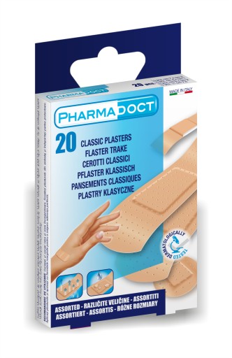PHARMADOCT CLASSIC NÁplasti 7x2 6x2 4x1 2,5 20ks