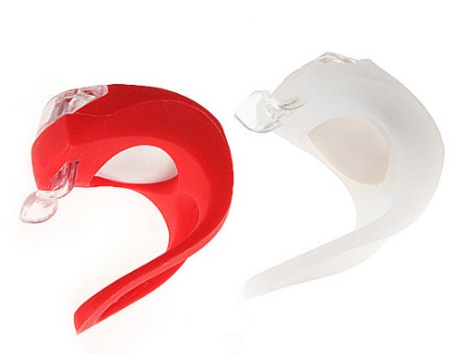 BICYKELOVÉ OSVETLENIE SILIKÓNOVÉ LED LAMPY 2 KS