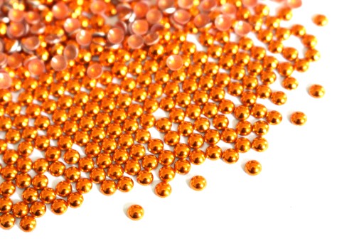 POLPERLEŤ TERMO KRUH oranžový 3 mm 100 ks