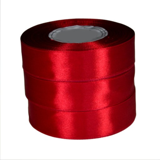 Saténové stuhy 25 mm DARK RED 8056 32M