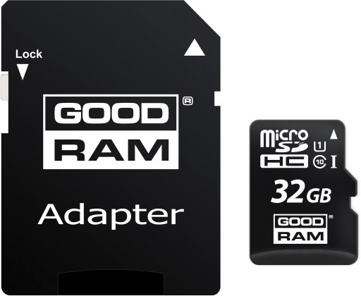GOODRAM micro SDHC KARTA 32GB + SD ADAPTÉR 60MB/s