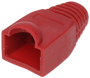 GUMOVÝ KRYT PRE RJ RJ45 LAN ZÁSTRČKU, ČERVENÁ, 10 ks